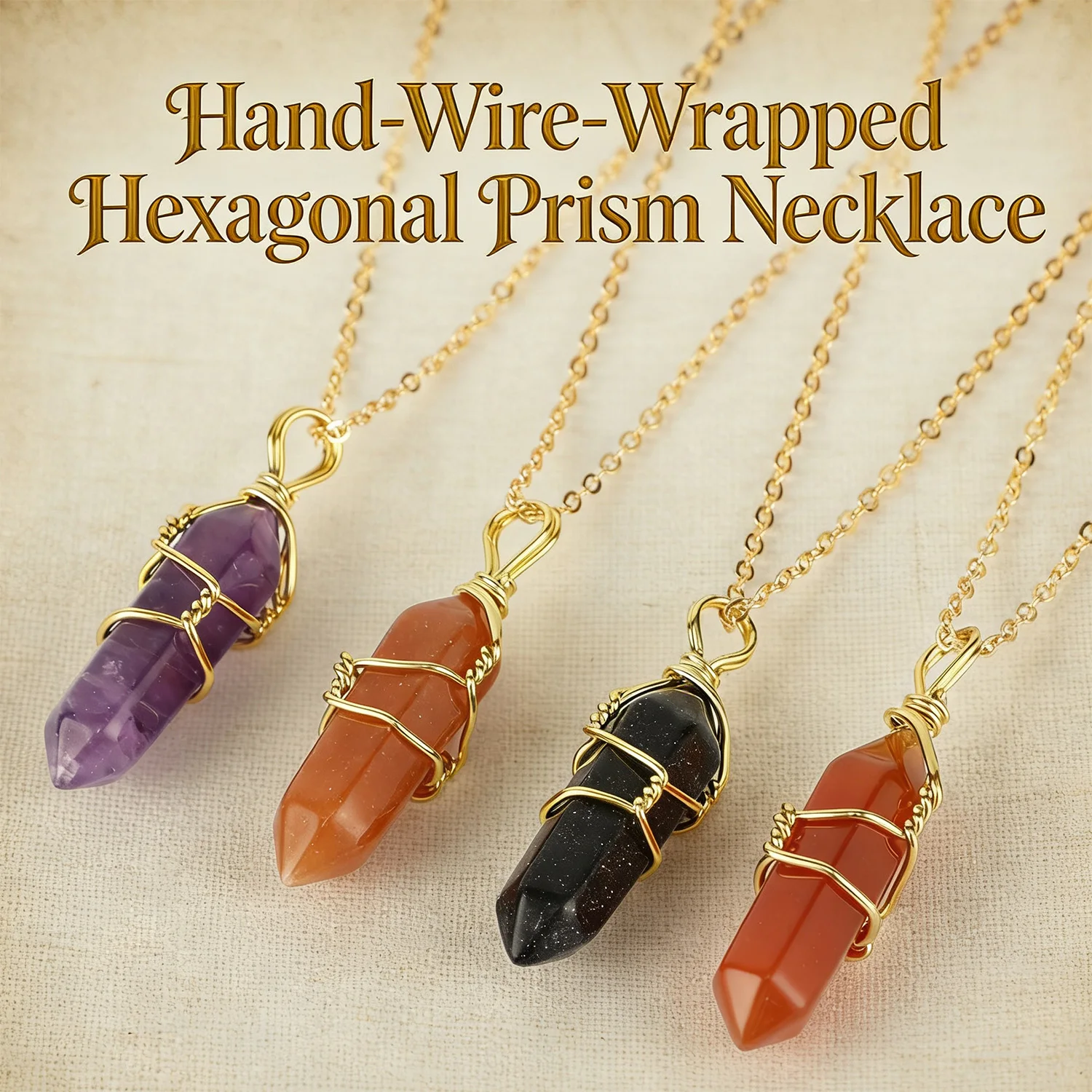 Natural Crystal Hex…