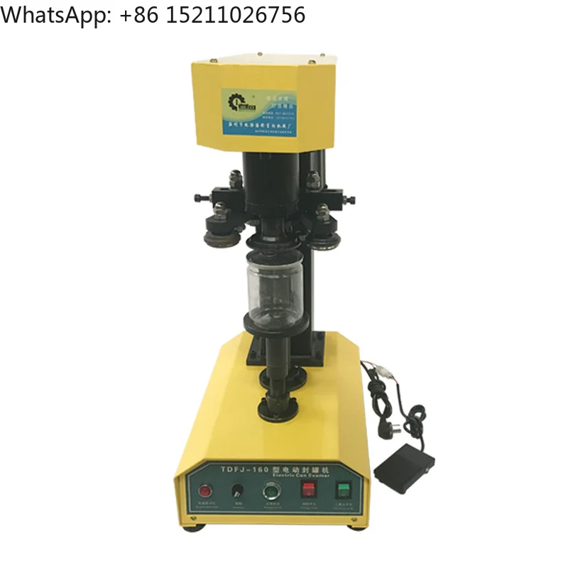 Semi-automatic Electric Desktop Bottle Cap Tightener Sealing Machine 4 Wheels Plastic Bottle Capper Capping Machine