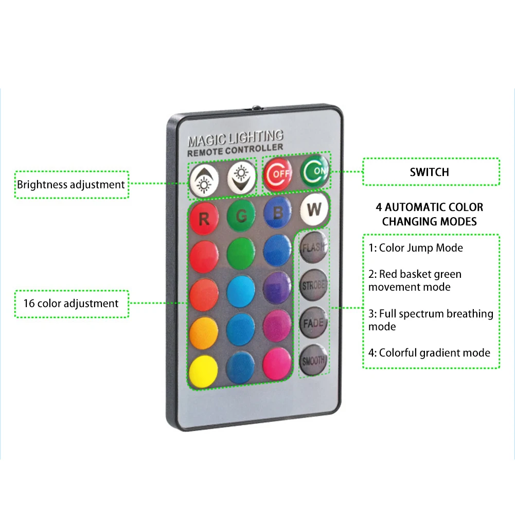 LED Fish Light Round Shape Multi Color Changing Pond Lights For Outdoor