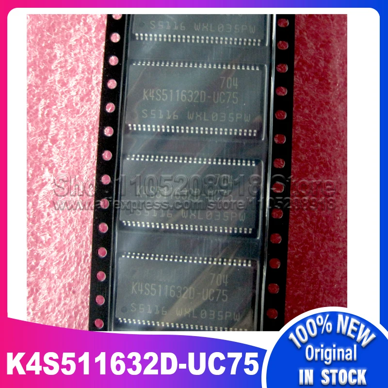 

10 шт./лот K4S511632D-UC75 TSOP54 100% новый спотовый запас