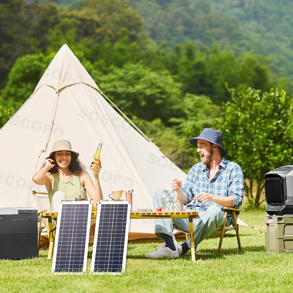 SOECOPO 15000 واط مجموعة النظام الشمسي 2*200 واط الألواح الكهروضوئية 12 فولت 24 فولت إلى 110 فولت/220 فولت العاكس ومحطة طاقة شرفة تحكم 100A