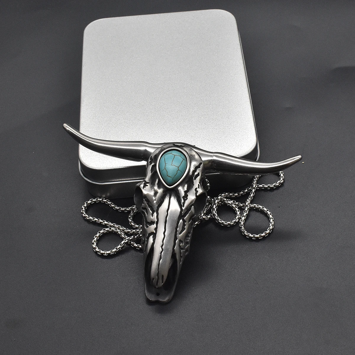 1 قطعة دمشق الصلب شفرة مثبتة Tauren الشاي سكين الشاي المخروط اكسسوارات المعلقات المقتنيات حزام معلق هدية الكريسماس