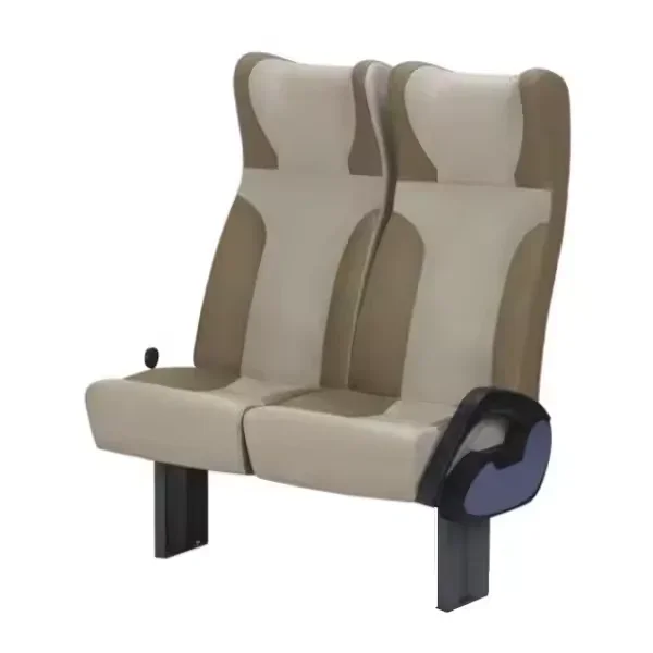 Leather sprintere van seats with safe belt and footrest