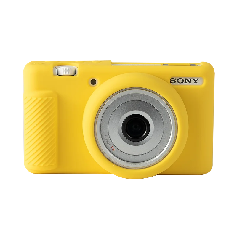 ZV-1F ZV-1M2 Protective Case Soft Silicone with Wrist Strap Anti-fall Travel Portable for Sony Camera Body Protective Sleeve