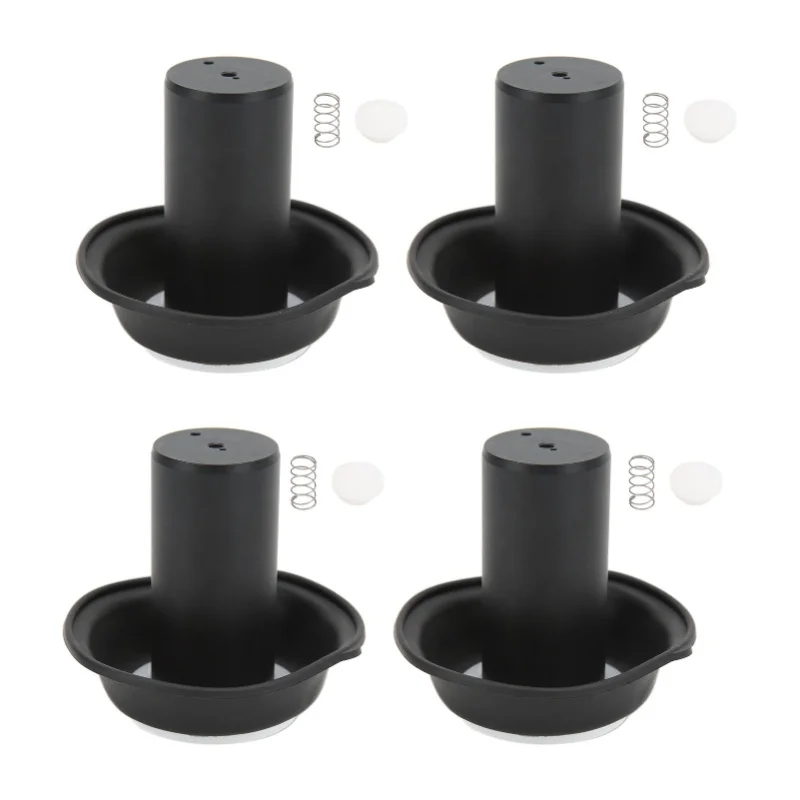 4sets Carburetor Vacuum Diaphragms Plunger Kit Replacement For Vmax 1200 VMX1200 1985-2007