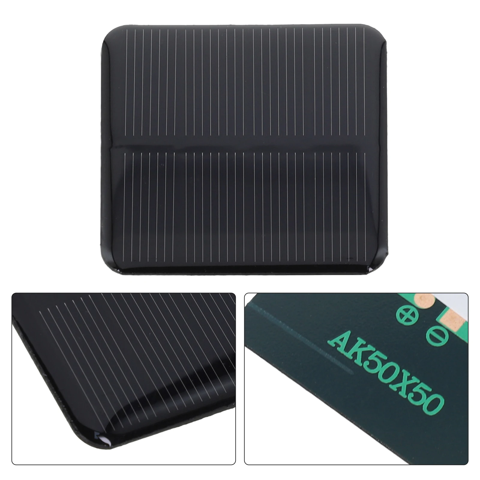 Photovoltaic Panel Solar Charging Panel 50*50*2.6mm For 1.2V Ni MH Batteries Polysilicon Practical To Use Brand New