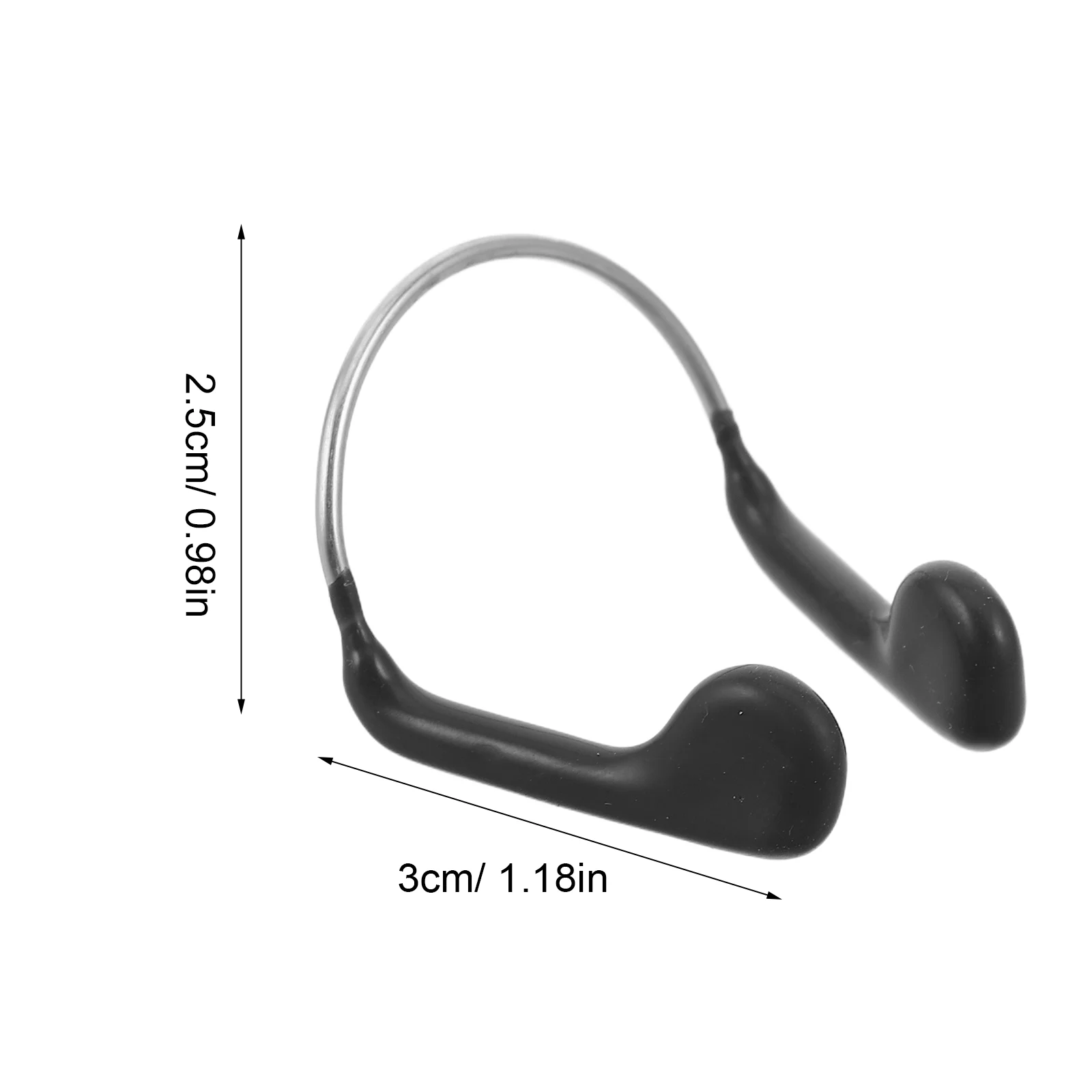 10 Pcs Swimming Nose Clip Pool Accessories Plug Emulsion Clips Diving Clamps Dark Grey Kit Men and Women