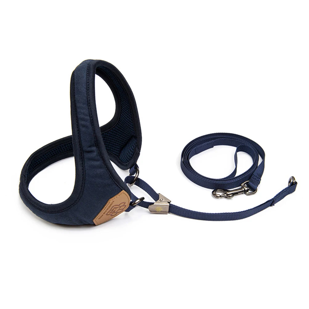 

Frosted Pet For Dog Comfortable Lightweight Chest Strap Blue Size L Practical Pulling Rope Puppy Gift Walking Supplies Harness