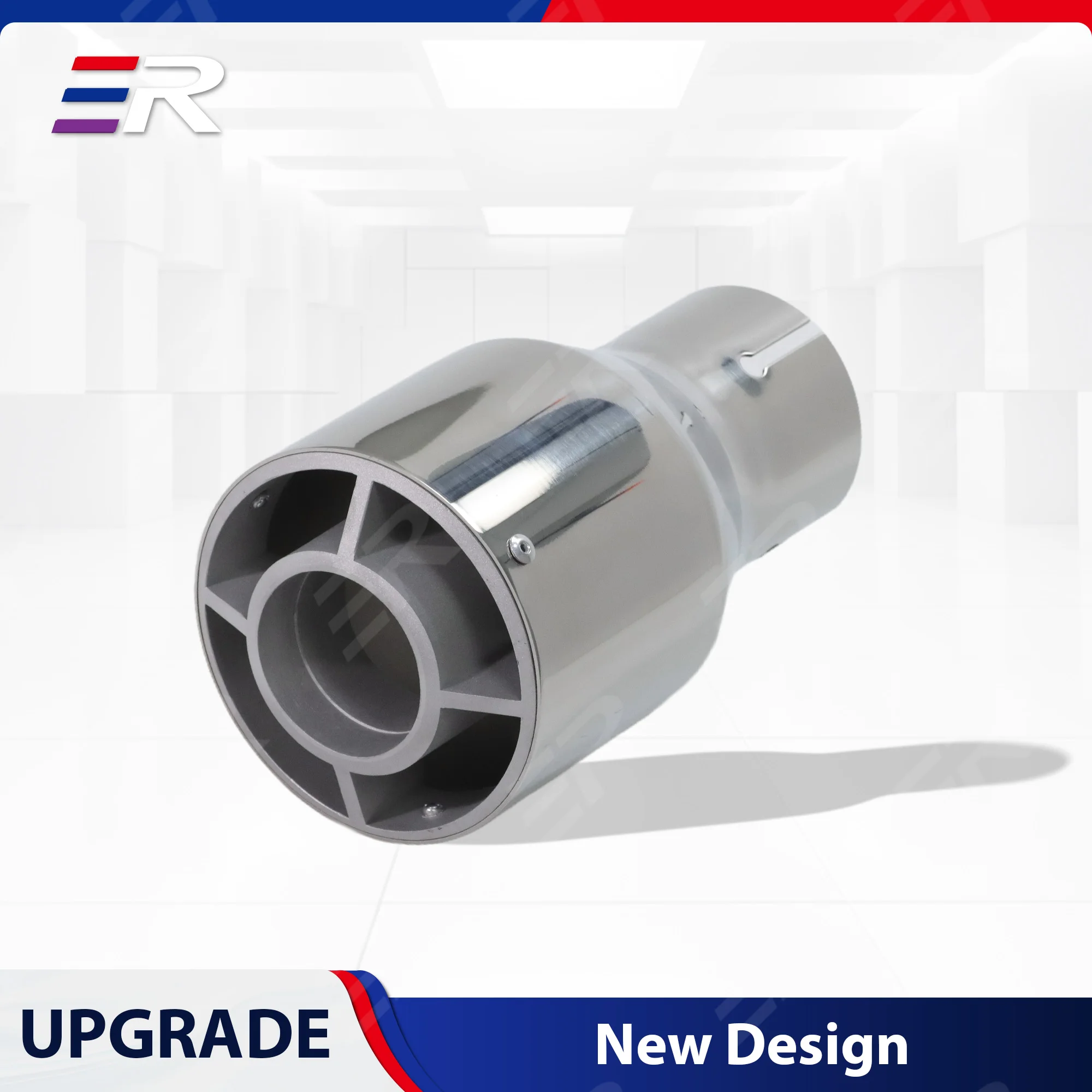

ER Universal Exhaust Tip Stainless steel tail pipe for car decoration nozzles Muffler Pipe Modify Tailpipe Modification