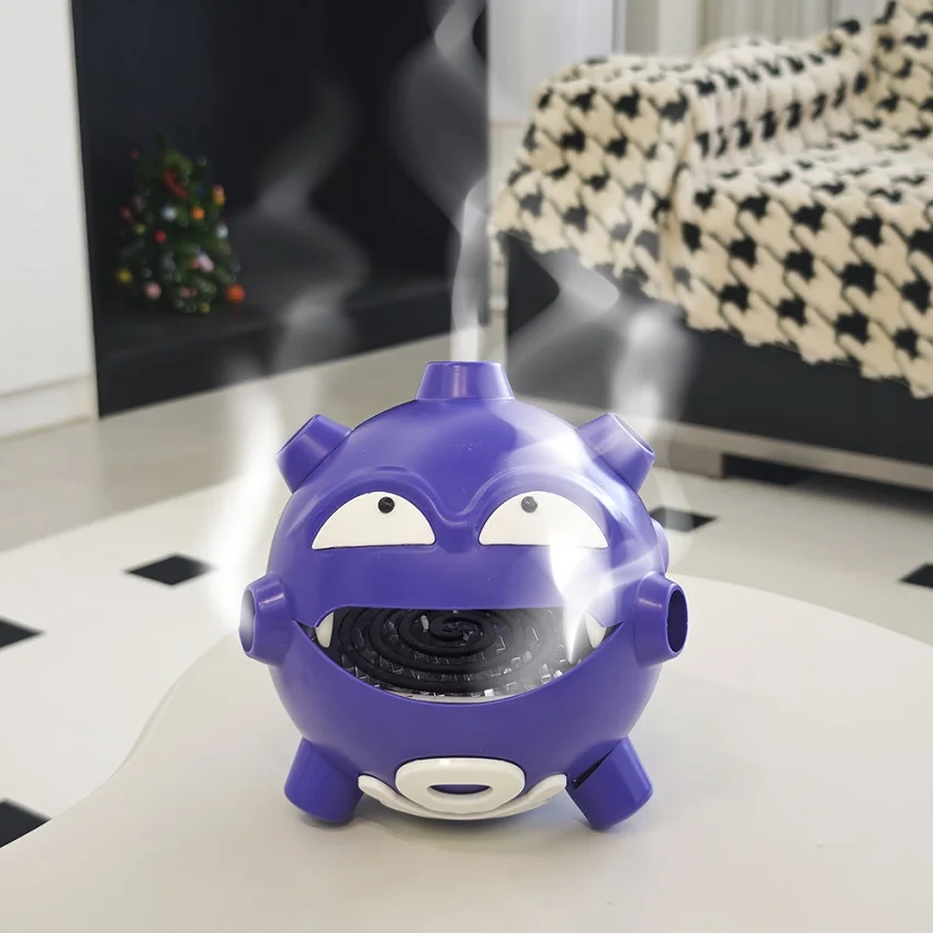 Soporte para espirales antimosquitos de Pokémon Weezing, incensario de interior, figuras de anime de dibujos animados para dormitorio, decoración de escritorio y coche, juguetes de almacenamiento, regalo