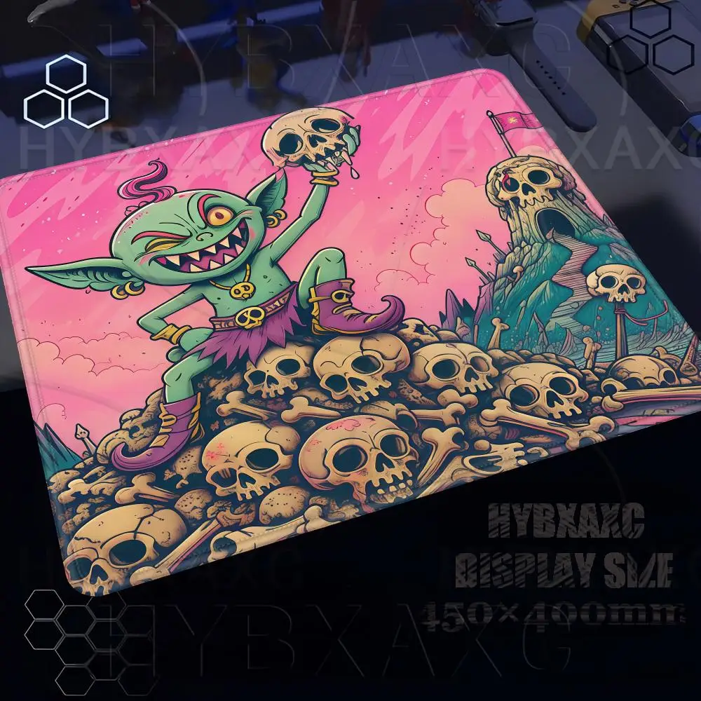 Goblin Mischief Mouse Pads Multiple Sizes Large Square Computer Office Game Table Mats XS Aesthetic Rubber Anti-slip Mousepad
