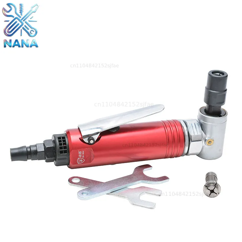 Wave shield 90 degree pneumatic engraving mill, elbow grinder L-shaped wind mill, air mill BD-0064