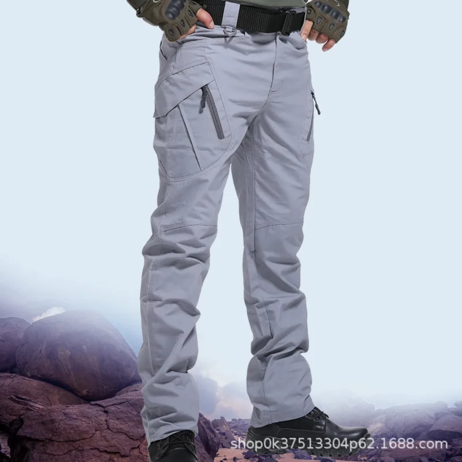 Pantalones Cargo tácticos para hombres, pantalones militares SWAT de combate, muchos Bolsos elásticos, pantalones casuales flexibles, nuevos