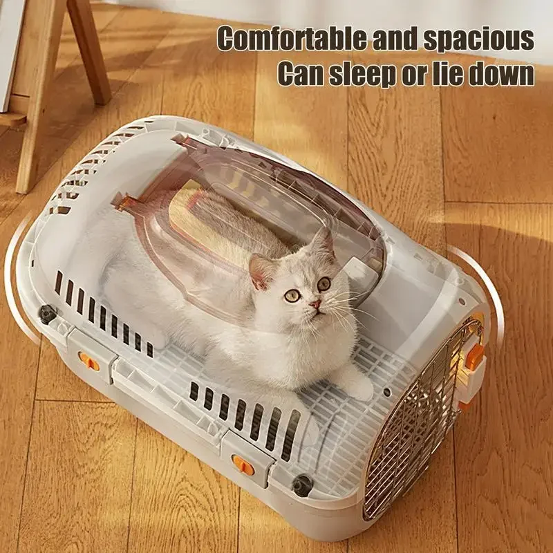 Pet Airplane Transport Box, Portable Travel Cat Cage, Dog Car, Suitable for Small Dogs and Cats to Go Out, Pet Shipping