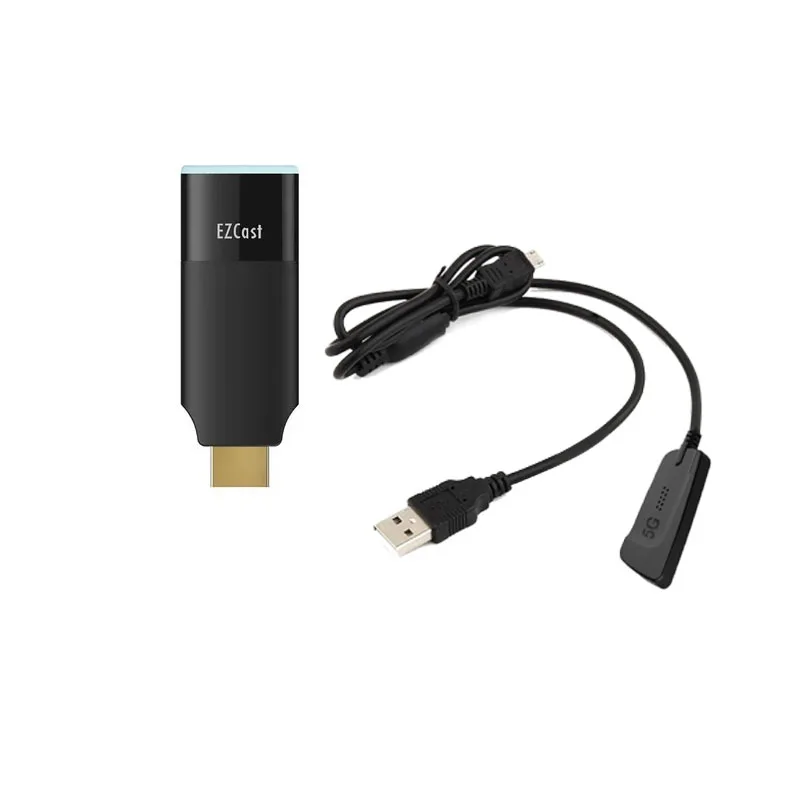 EZCAST 5G HDTV Dongle Wireless WiFi Miracast Airplay DLNA TV Stick Display Video Converter Adapter for iPhone IOS Android Phone