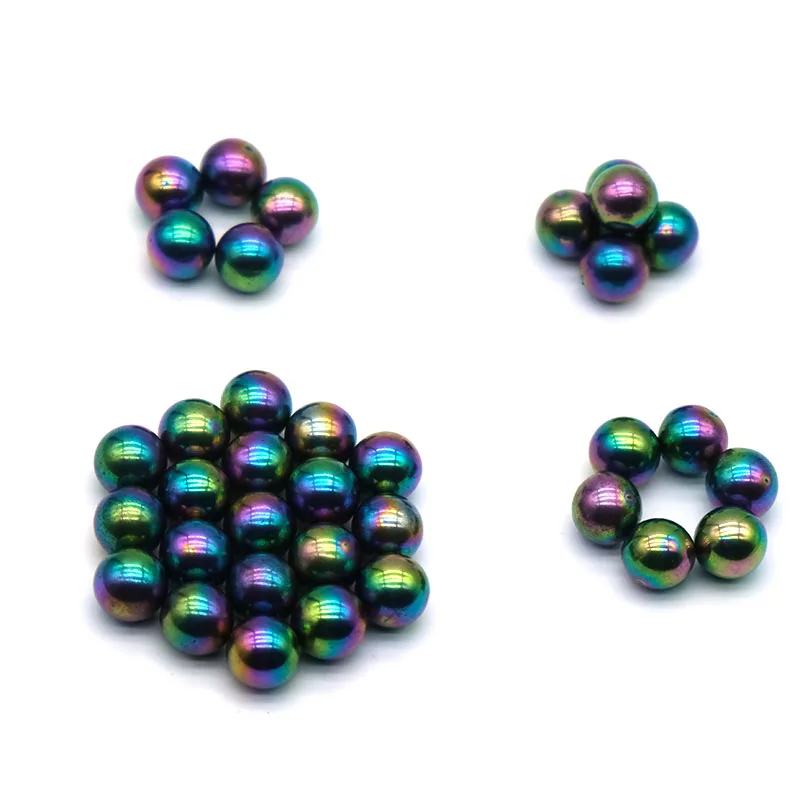 1/5/10/20/50/100Pcs New Magnet Ball Colorful Magnetic Bead Ball Magnetic Palm Stone Bracelet Polishing Ball DIY Game Men Jewelry