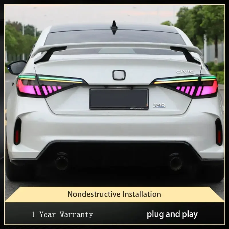 Car Lights For Honda Civic G11 2021 2022 2023 Taillight LED New DRL Bi Xenon Front Automotive Assembly Lamp Accessories