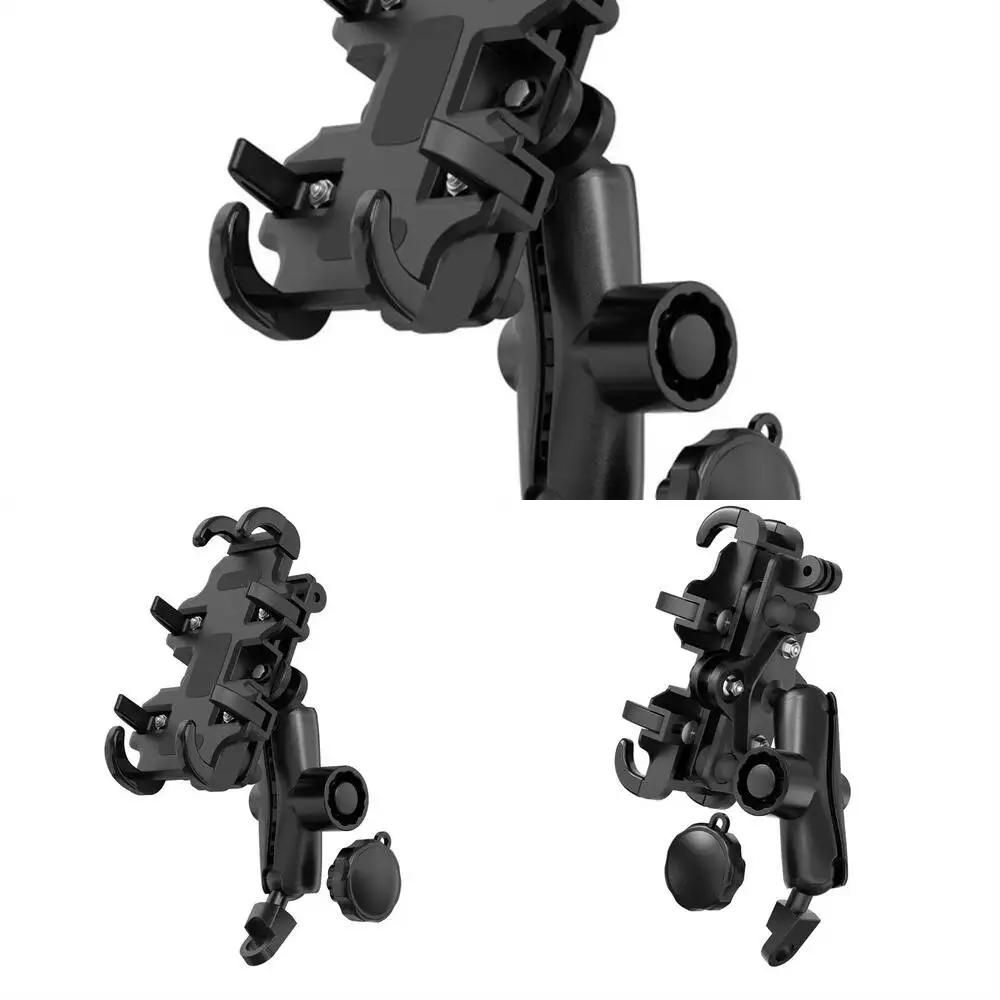 Stand Handlebar Bicycle Phone Rotating Mobile Motorcycle Holder 360° Rearview Mirror Mount GPS E-Bike Aluminum Cell Phone Holder