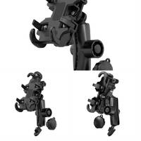 Stand Handlebar Bicycle Phone Rotating Mobile Motorcycle Holder 360° Rearview Mirror Mount GPS E-Bike Aluminum Cell Phone Holder