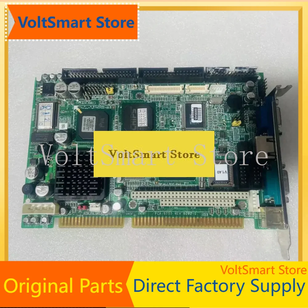VoltSPCA-6751 REV B2 Industrial Control Motherboard PCA-6751 REV:B202-1 Half-length ISA Card