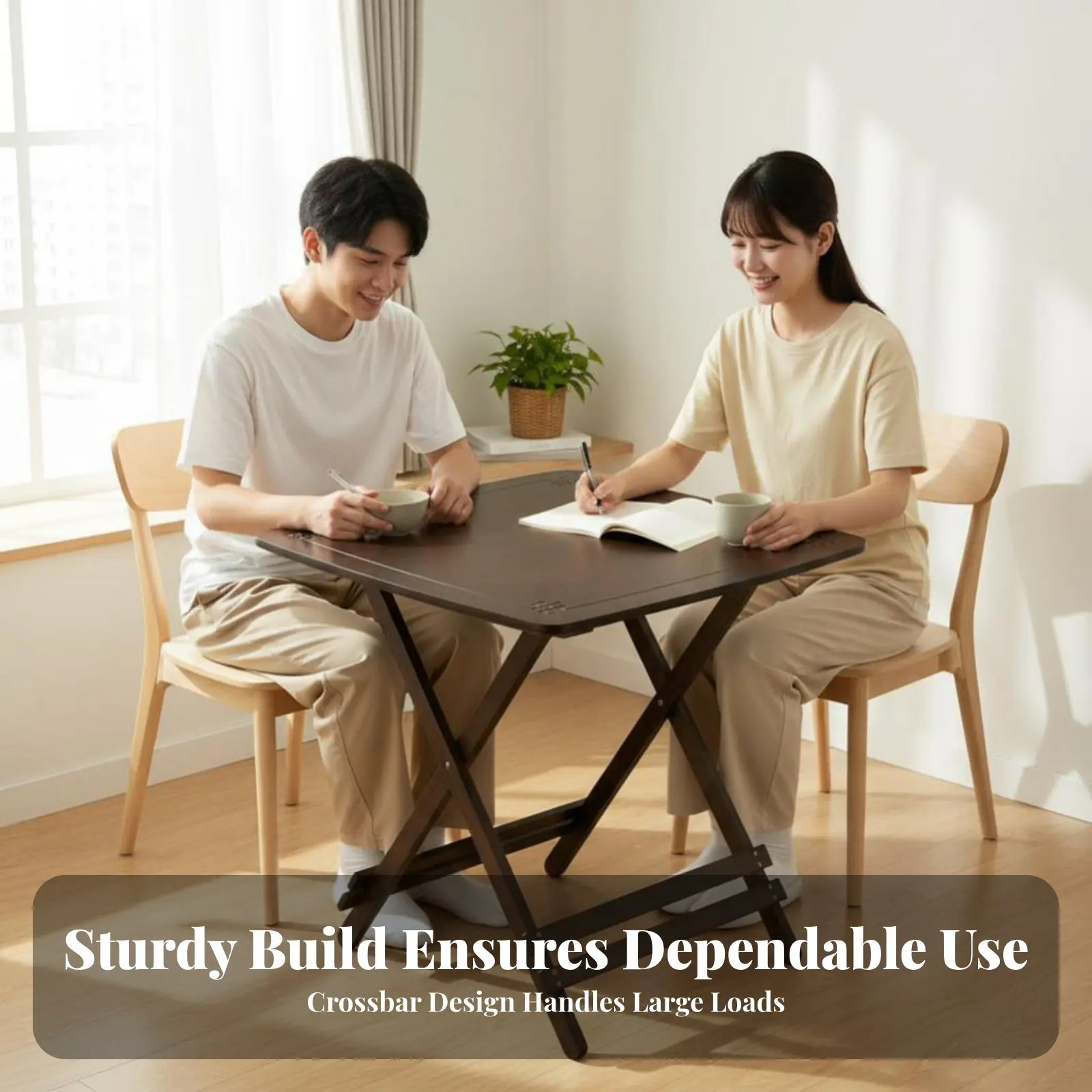 

Квадратный складной стол: компактный дизайн, экономия места, легко хранить, подходит для студентов, организаторов мероприятий, обеденных зон, офиса