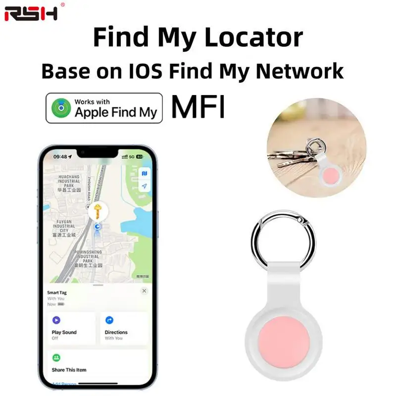 GPS Smart Tracker For Apple Find My Smart tag No Distance Limit Global Positioning Search Lost Key Wallet Car Pet Tags(Only IOS)