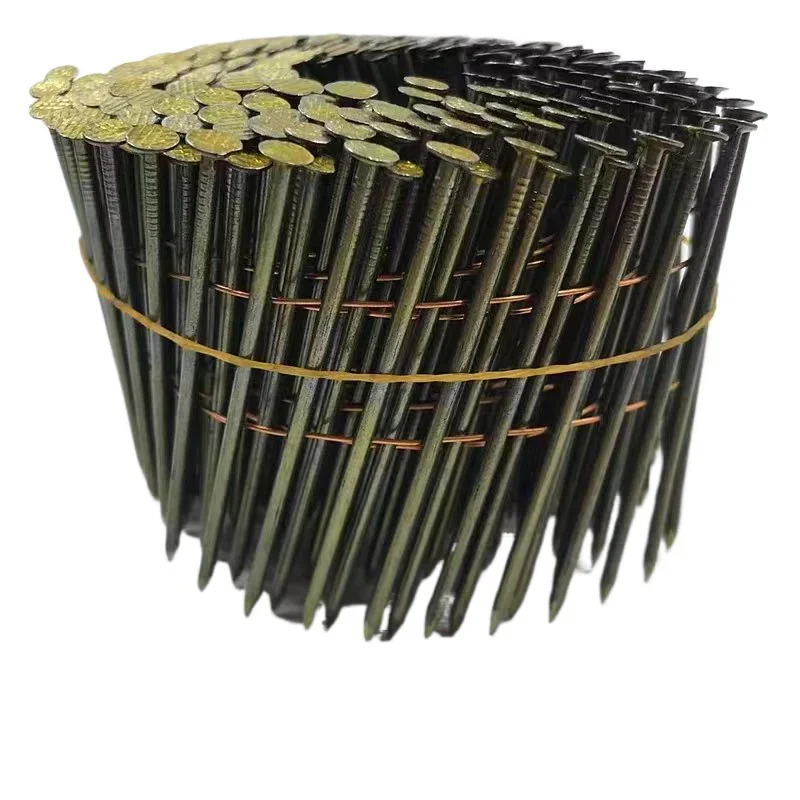 Coil Nail25-130mm Round Head Durable 15Degree Smooth Shank Wire Collated Coil Framing Nails for Wooden Construction pack image 6