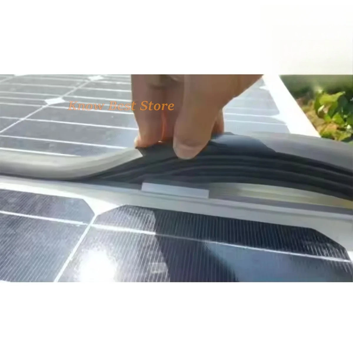 1M T-shape Epdm PVC TPE Extrusion Rubber Sealing Strip For Solar Photovoltaic Bracket Metal Cable Trench Cover Monocrystalline