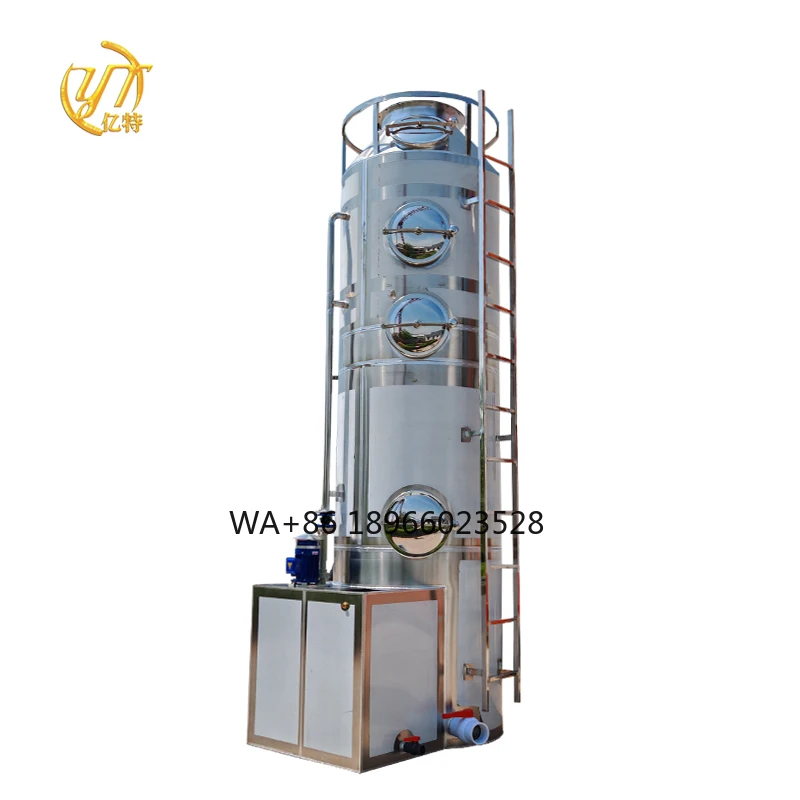 

SS Wet Scrubber Spray Exhaust Gas Adsorption Tower Suitable with Activated Carbon Adsorption Chamber for Painting Workshops
