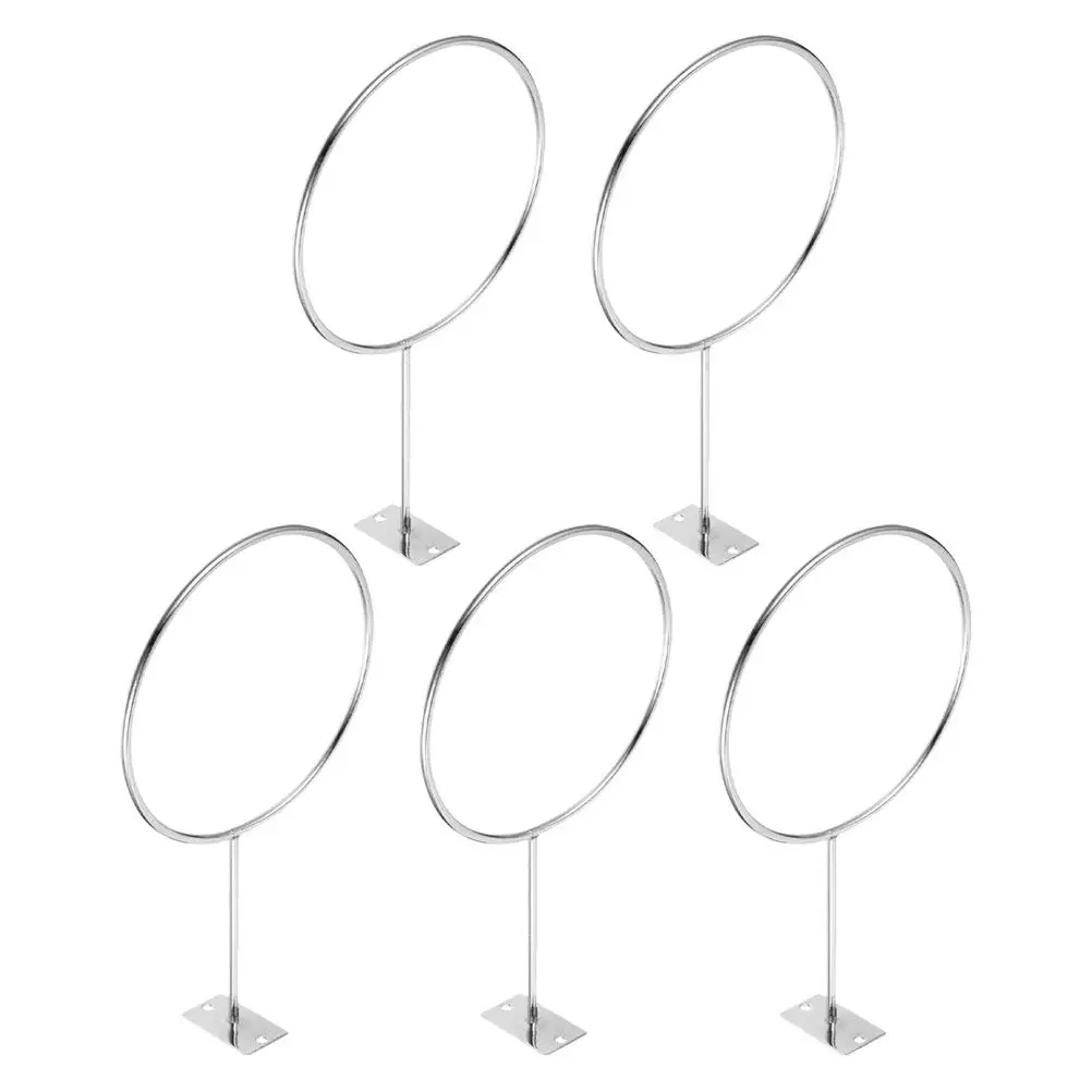 

Набор из 5 настенных держателей для баскетбольных мячей, многофункциональная подставка для хранения и демонстрации спортивных мячей, стойка для футбольных мячей, для домашнего использования