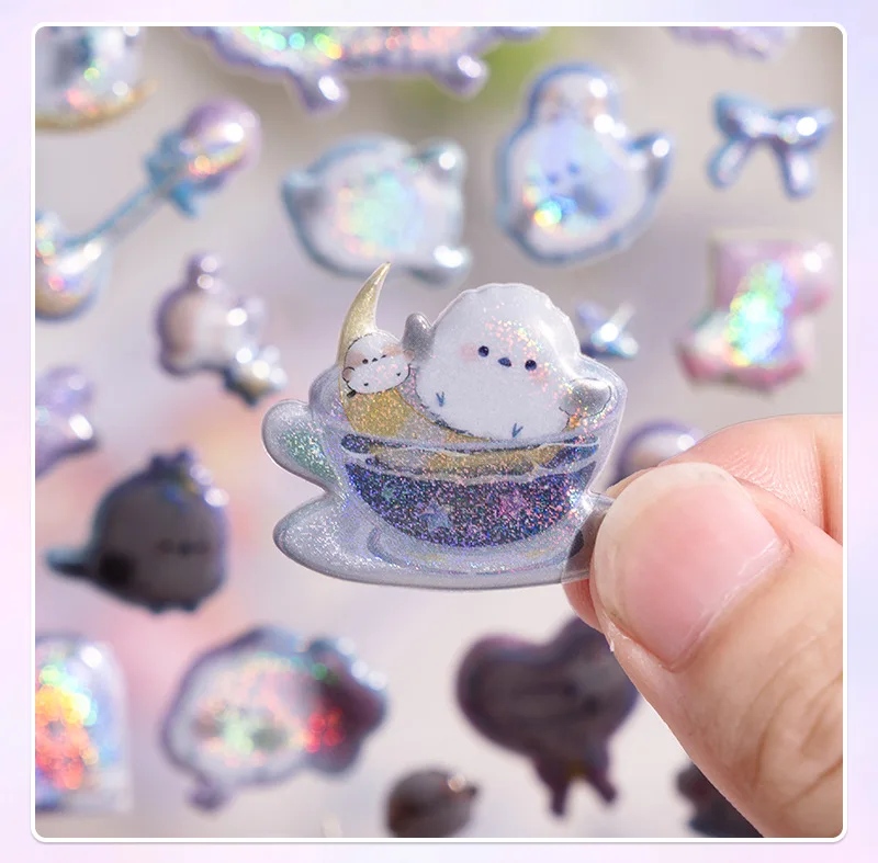 

Очаровательные 3D-наклейки с животными — яркие 3D-стикеры для детей, проектов DIY, декора телефонов и альбомов, подарков