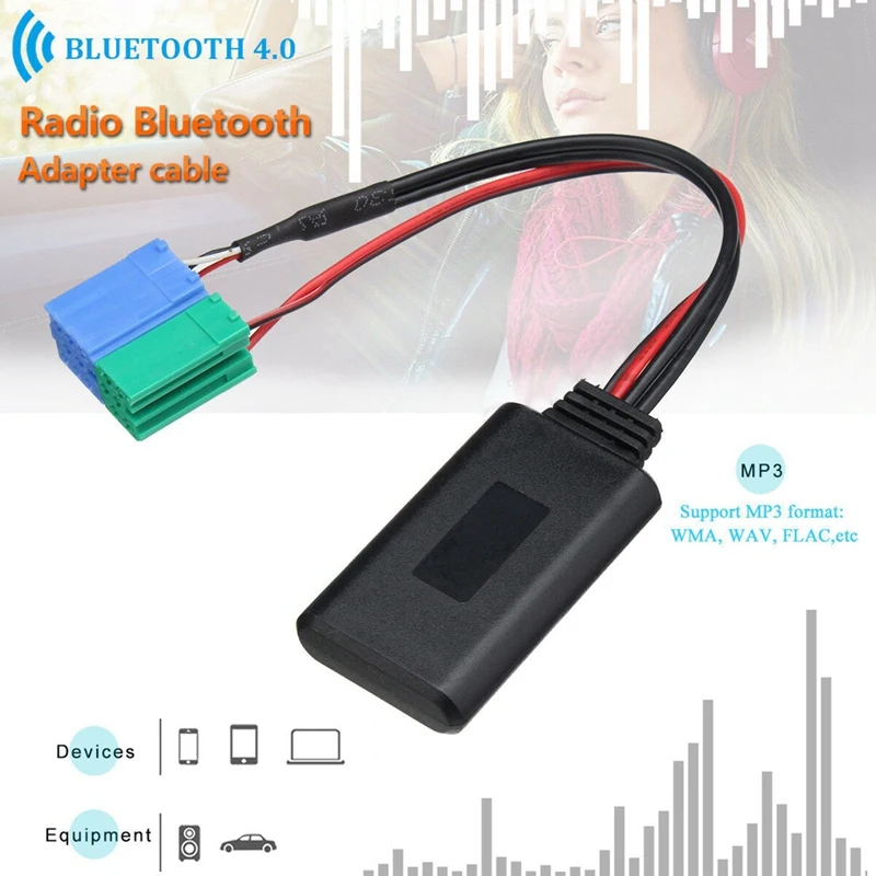 Auto Auxiliary Bluetooth Input Radio Adapter Cable For Porsche Becker