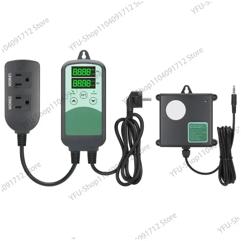 Digital CO2 Controller Greenhouse, Home, Office, Mushroom CO2 Monitor