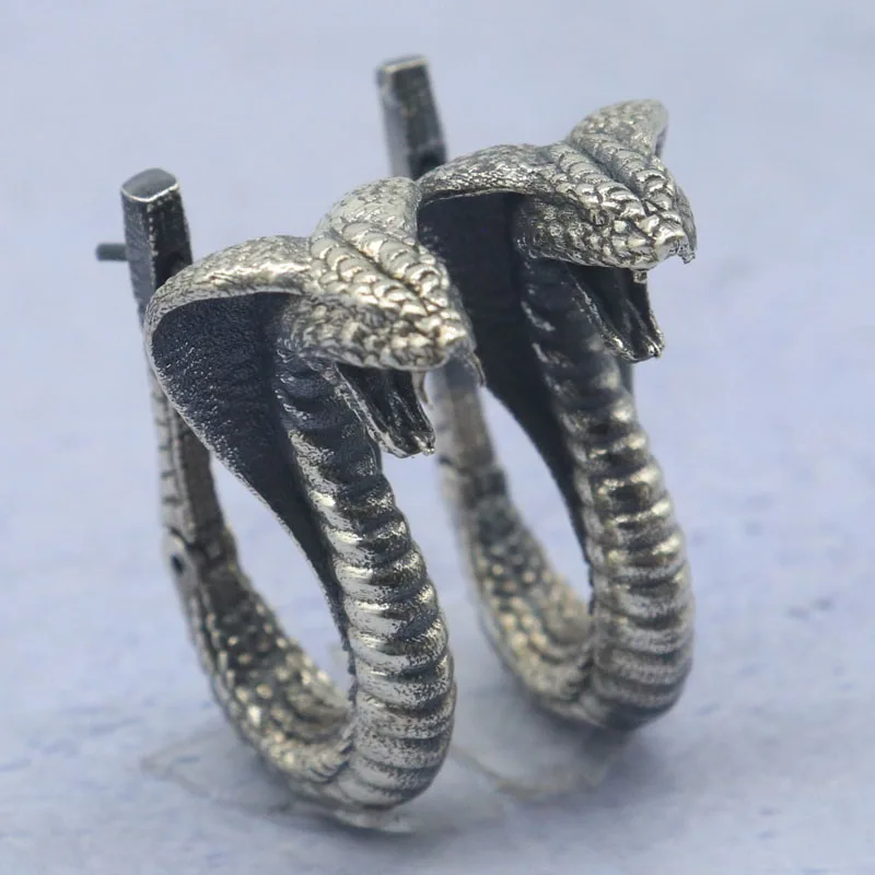 

11g Serpent Elegance imbuing the wearer with an air of mystical charm Women Earrings Customized 925 Solid Sterling Silver