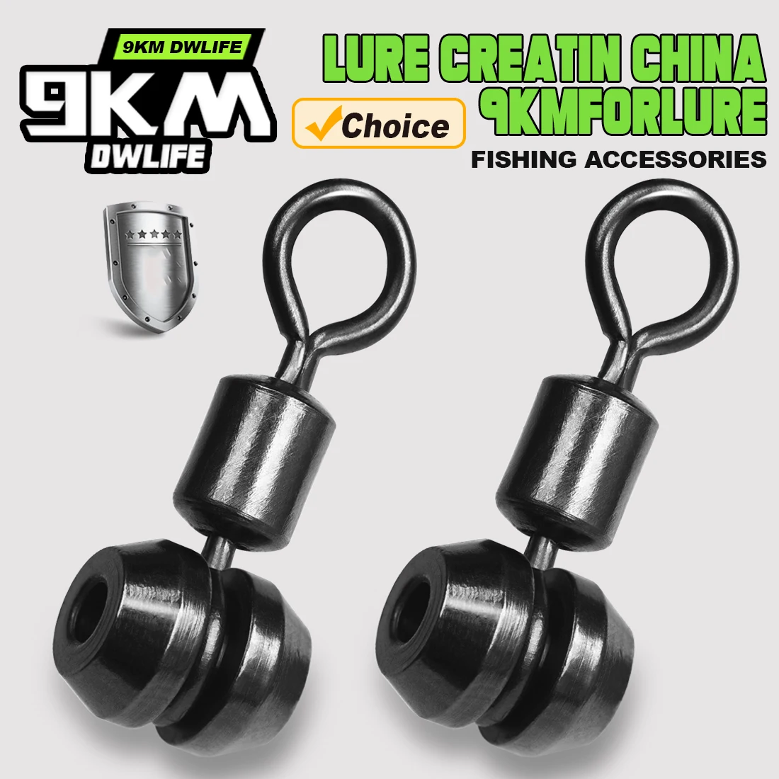 9KM 15Pcs 3-Wege Wirbel Angeln Wirbel Angeln Rig Linie Stecker Rotation Kreuz Linie Wirbel Salzwasser