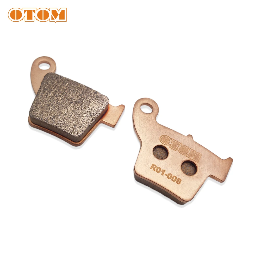 OTOM Motorcycle Rear Brake Pads Copper Sintering Brake Disks Disc Braking For HONDA CR125 CRF250R CRF250X 450R 450X CRF450L Bike