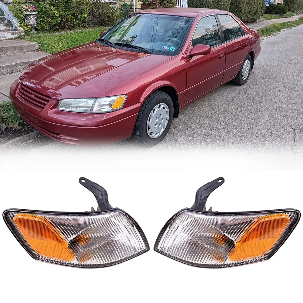 

Parking Signal Corner Marker Lights Lamps Lenses for 97-99 Toyota Camry 81520-AA010 81510-AA010