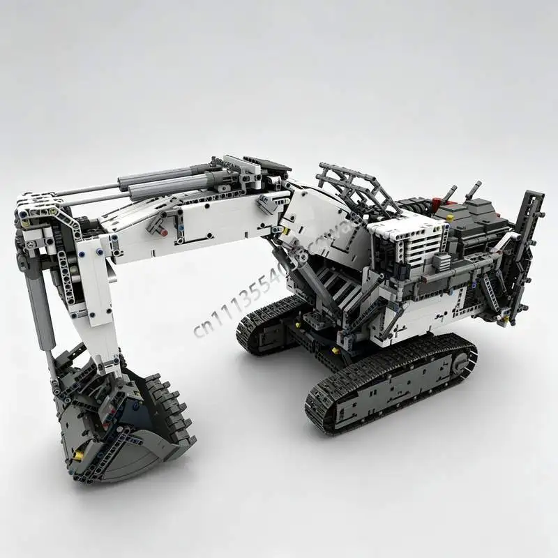 4149 PCS Backhoe Excavator Remote Control MOC Building Blocks Model Custom Puzzle DIY Assembly Technology Toy Collection Gifts