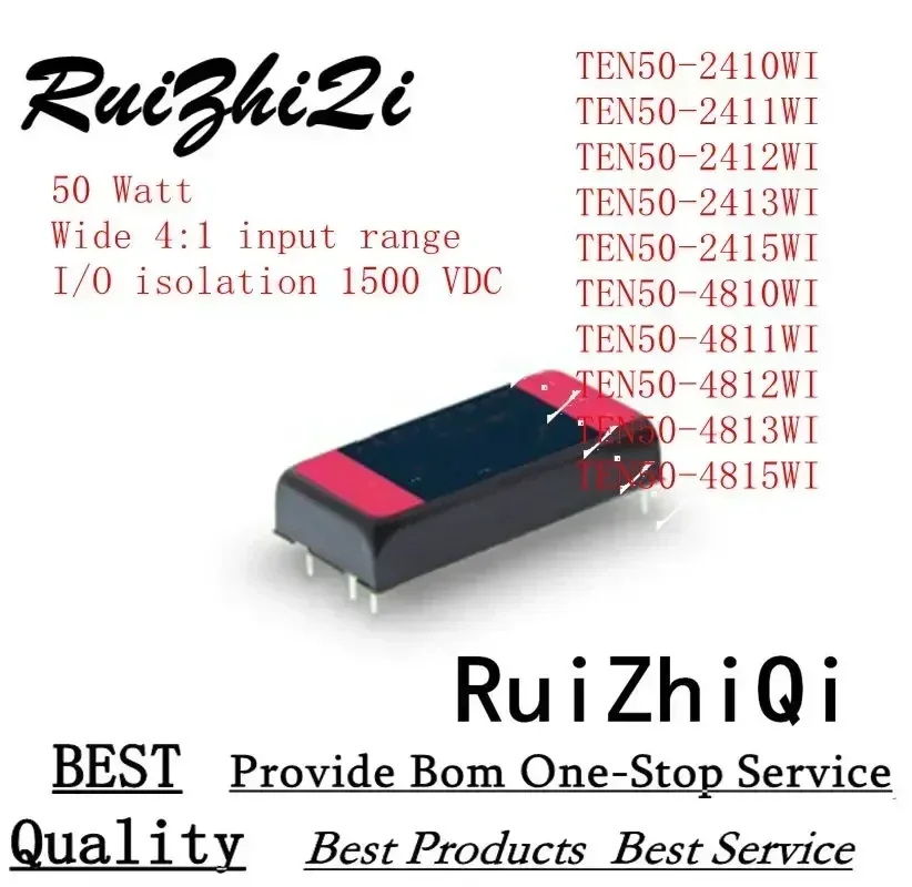 

10PCS/LOT TEN50 TEN 50- TEN50-2410WI TEN50-2411WI TEN50-2412WI 2413WI 2415WI 4810WI 4811WI 4812WI 4813WI 4815WI 50 WATT DC/DC