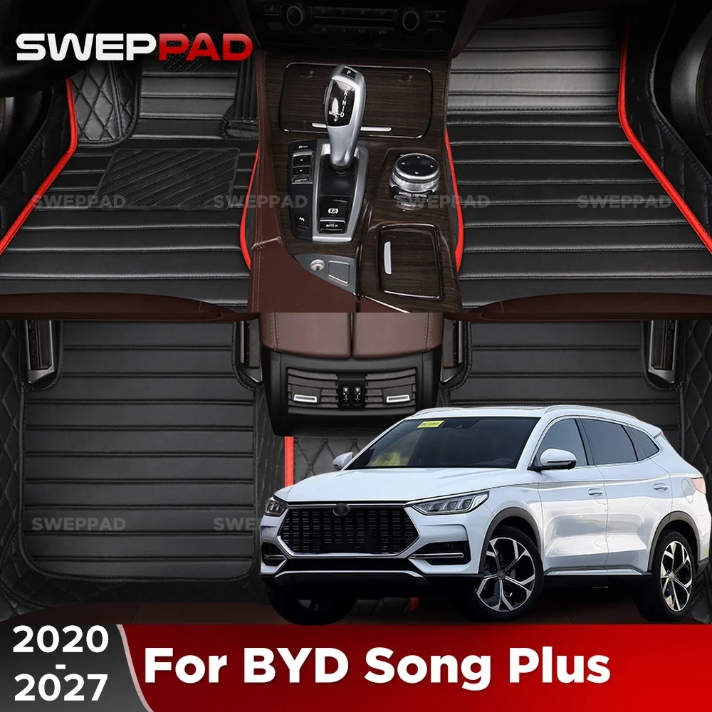 For BYD Song Plus 2020-2027 26 25 24 23 22 Car Floor Mats All Weather Carpet Cover Floor Liners Interior Protector Accessories