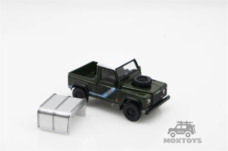 MINI GT 1:64 Land Rover Defender 90 Pickup Bronze Green Diecast Model Car