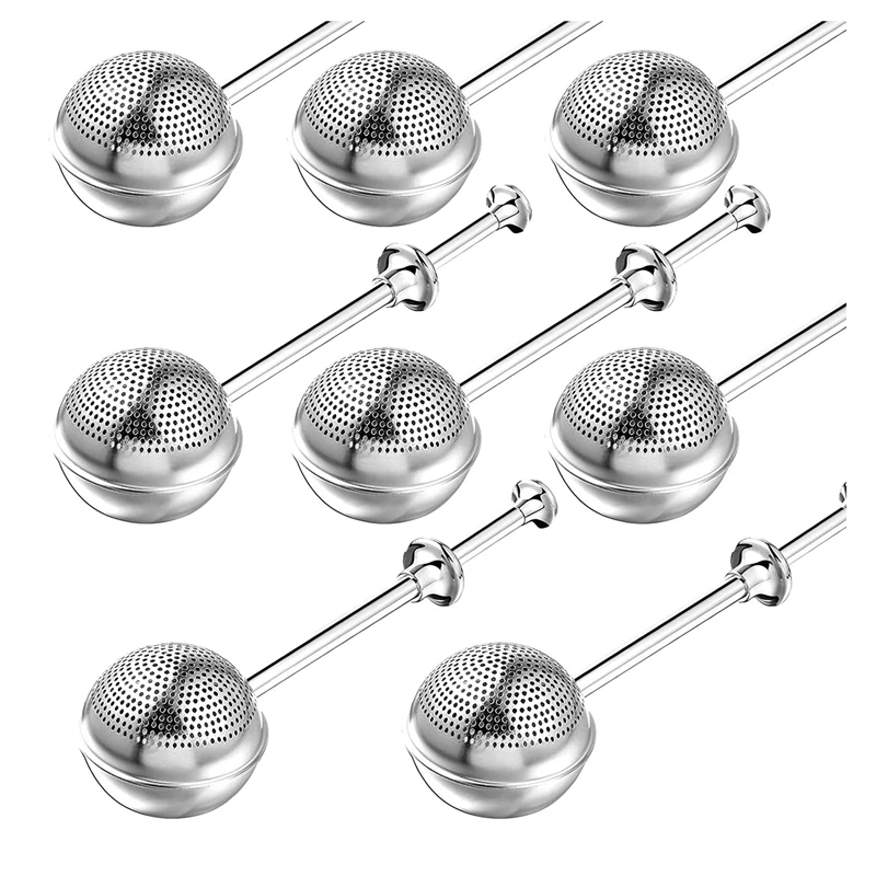 8 Pcs Stainless Steel Powdered Sugar Shaker Duster Sifter Dusting Wand For Sugar,Flour,Spices,Powdered Sugar Sifter