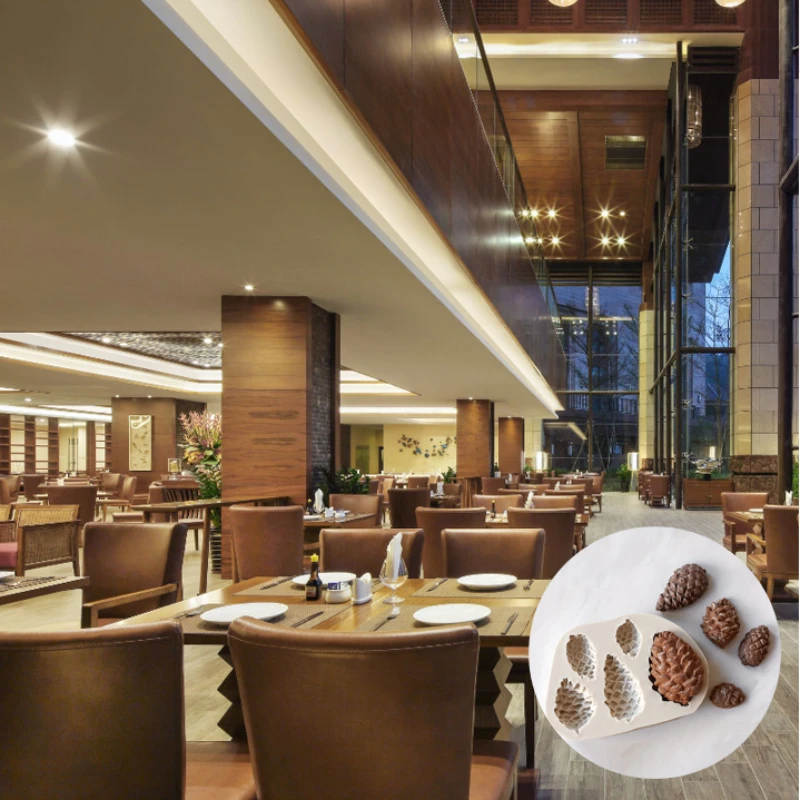 

DIY Baking Tools 3D Pine Cones Silicone Pastry Mold Kitchen Tools Fondant Chocolate Cake Decor Soap Candle Making Resin Mould