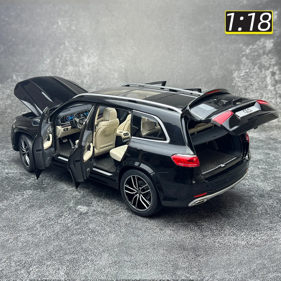 OEM 1:18  FOR Benz GLS AMG SUV X167 Alloy Car Model Gift Collection Display static model holiday gift