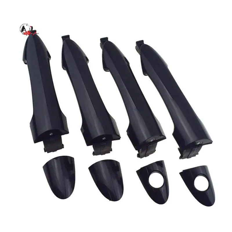 A10E-4Pcs Exterior Door Handle 82651-1Y000 82661-1Y000 83651-1Y000 83661-1Y000 For Kia Picanto 2011-2016