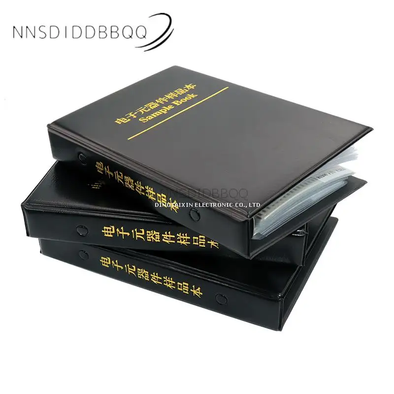 0402 0603 0805 1206 0201 Chip SMD Resistor Capacitor Book Sample book of capacitor resistor package components