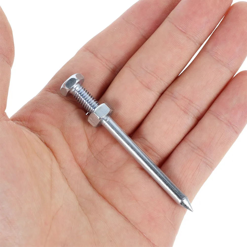 12Pcs Metal Garden Shoes Spikes Aerator Spikes Replacement For Garden Soil Professional Grade Firm Grip Secure