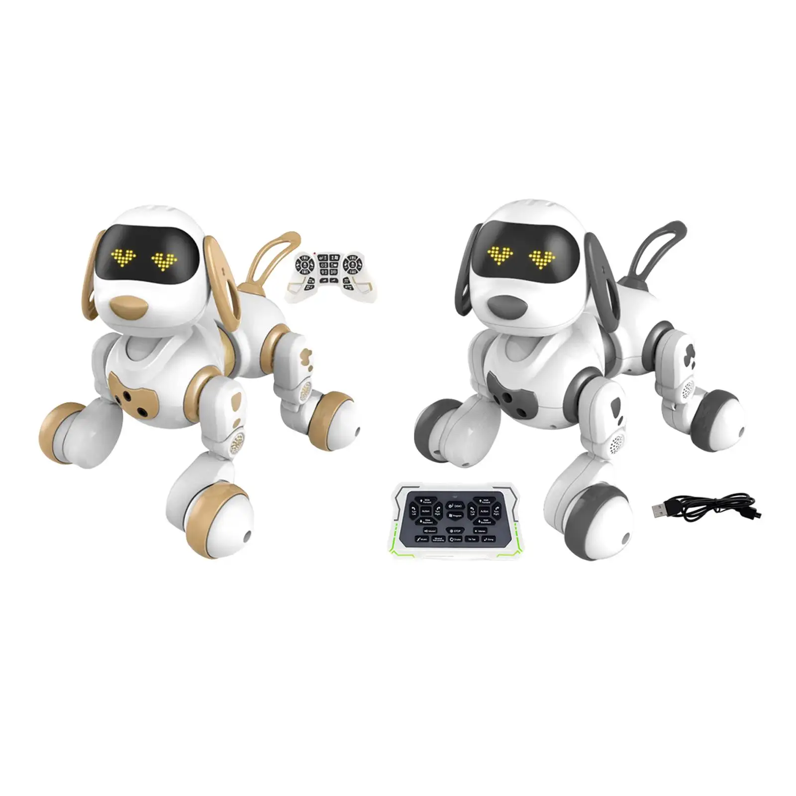 Music Song Robot Dog, Electronic Toys, Wired, Robot Toys, Smart Robot Dog Toy