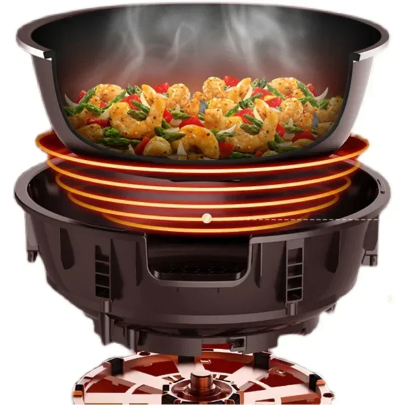 automatic intelligent Cooking machine - Home frying pan/high power/multi-function/smoke-free/cooking robot.