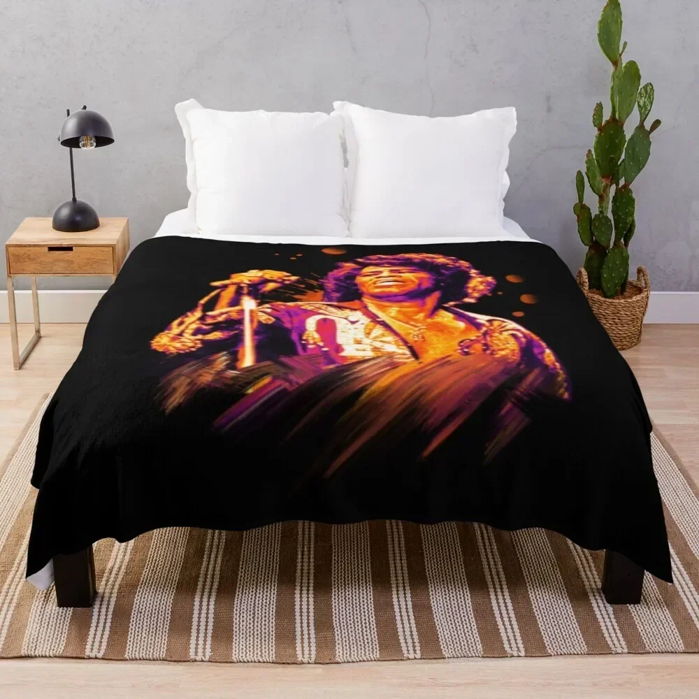 James Brown T-ShirtJames Brown funk Throw Blanket Vintage Thins Softest Luxury St Blankets